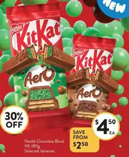 Foodworks Nestlé Chocolate Block offer