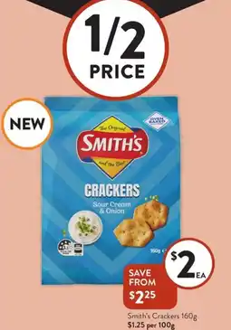 Foodworks Smith's Crackers offer