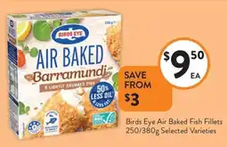 Foodworks Birds Eye Air Baked Fish Fillets offer