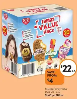 Foodworks Streets Family Value offer