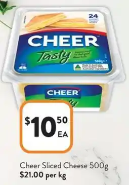 Foodworks Cheer Sliced Cheese offer