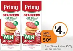 Foodworks Primo Trios or Stackers offer