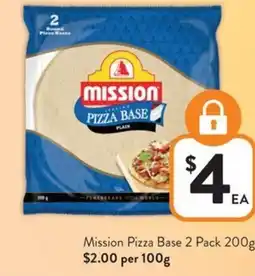 Foodworks Mission Pizza Base offer