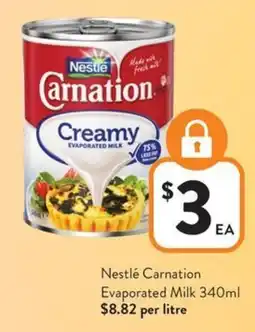 Foodworks Nestlé Carnation Evaporated Milk offer