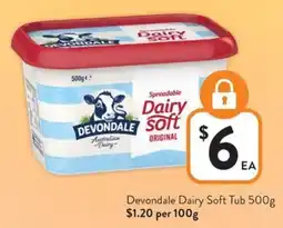 Foodworks Devondale Dairy Soft Tub offer