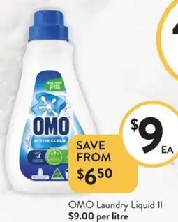 Foodworks OMO Laundry Liquid offer