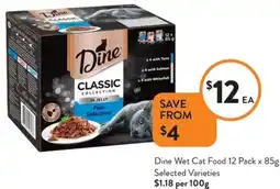 Foodworks Dine Wet Cat Food offer
