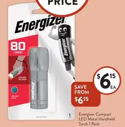 Foodworks Energizer Compact LED Metal Handheld Torch offer