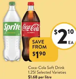 Foodworks Coca-Cola Soft Drink offer