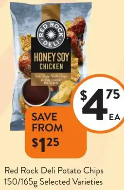 Foodworks Red Rock Deli Potato Chips offer