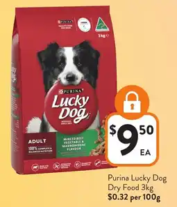 Foodworks Purina Lucky Dog Dry Food offer