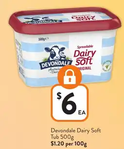 Foodworks Devondale Dairy Soft Tub offer