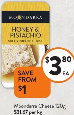Foodworks Moondarra Cheese offer