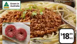 Foodworks Australian Premium Beef Mince offer