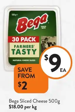 Foodworks Bega Sliced Cheese offer