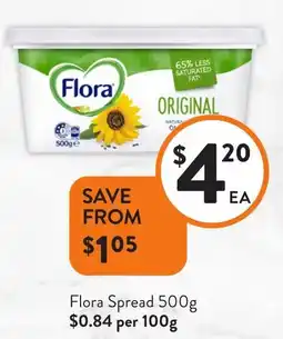 Foodworks Flora Spread offer