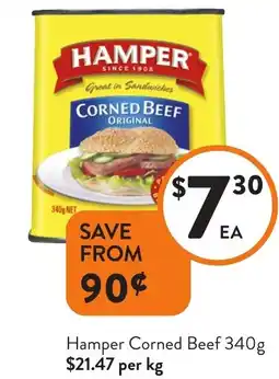 Foodworks Hamper Corned Beef offer