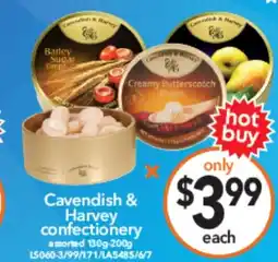 Cheap as Chips Cavendish & Harvey confectionery offer
