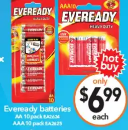 Cheap as Chips Eveready batteries AA offer
