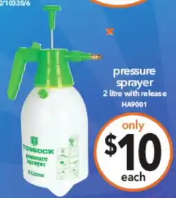 Cheap as Chips pressure sprayer offer