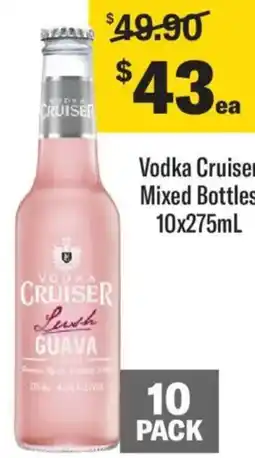 Liquorland Vodka Cruiser Mixed Bottles offer