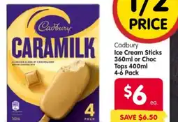 Spar Cadbury Ice Cream Sticks offer
