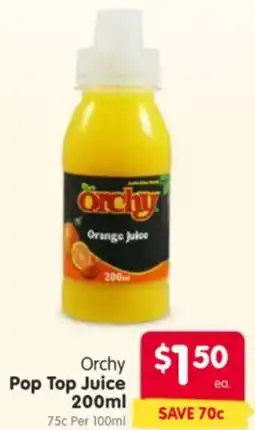 Spar Pop Top Juice offer