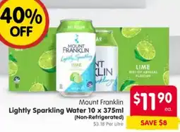Spar Lightly Sparkling Water offer