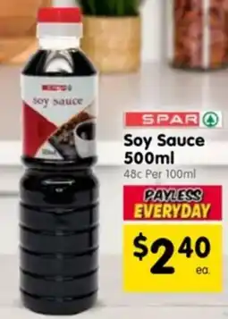 Spar Soy Sauce offer