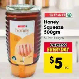 Spar Honey Squeeze offer