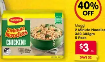 Spar Maggi 2 Minute Noodles offer