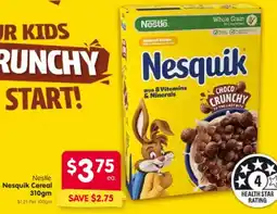 Spar Nestle Nesquik Cereal offer