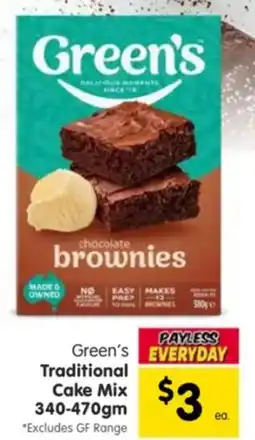 Spar Traditional Cake Mix offer