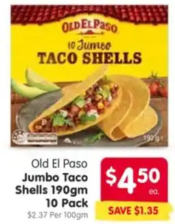 Spar Jumbo Taco Shells offer