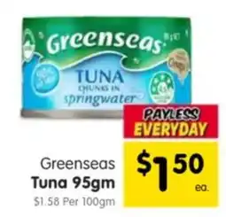 Spar Greenseas Tuna offer