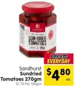 Spar Sandhurst Sundried Tomatoes offer