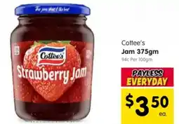 Spar Cottee's Jam offer