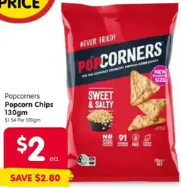 Spar Popcorners Popcorn Chips offer