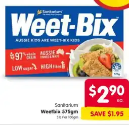 Spar Sanitarium Weetbix offer