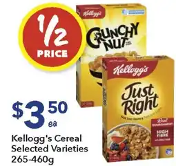 Ritchies Kellogg's Cereal offer