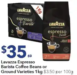 Ritchies Lavazza Espresso Barista Coffee Beans or Ground Varieties offer