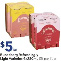 Ritchies Bundaberg Refreshingly Light offer