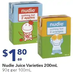 Ritchies Nudie Juice offer