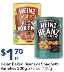 Ritchies Heinz Baked Beans or Spaghetti offer