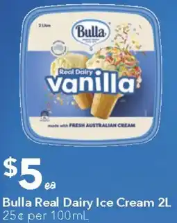 Ritchies Bulla Real Dairy Ice Cream offer