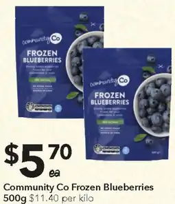 Ritchies Community Co Frozen Blueberries offer