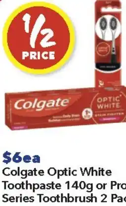 Ritchies Colgate Optic White Toothpaste offer