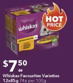 Ritchies Whiskas Favourites offer