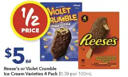 Ritchies Reese's or Violet Crumble Ice Cream offer