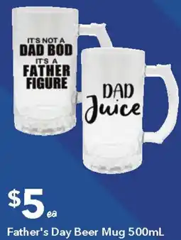 Ritchies Father's Day Beer Mug offer